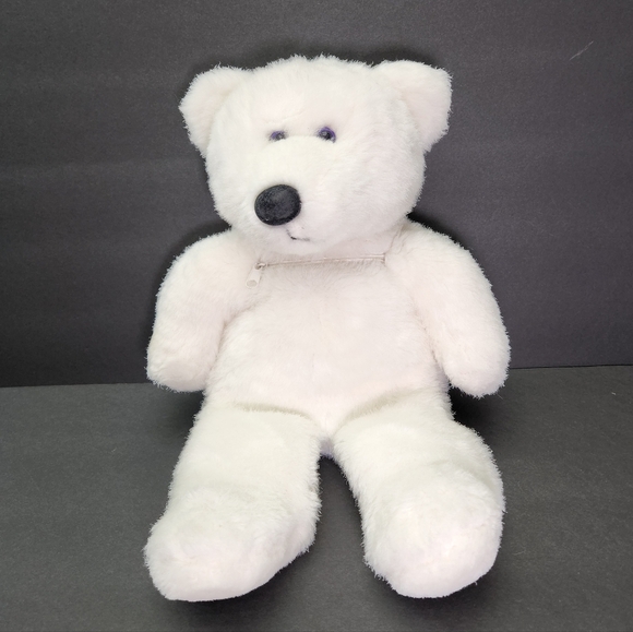 Rare Vtg 1998 Orbis Aaah Ohhh Teddy Bear Zipper 18" Plush Stuffed Animal. - Picture 1 of 10